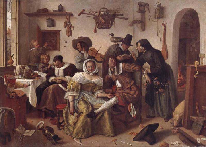 Jan Steen Beware of Hxury